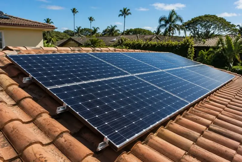 Installation de panneaux solaires au Touvet